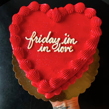 Red Heart Cake