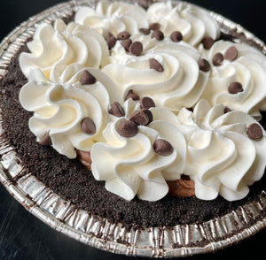 9" FULL SIZED Chocolate Cream Pie