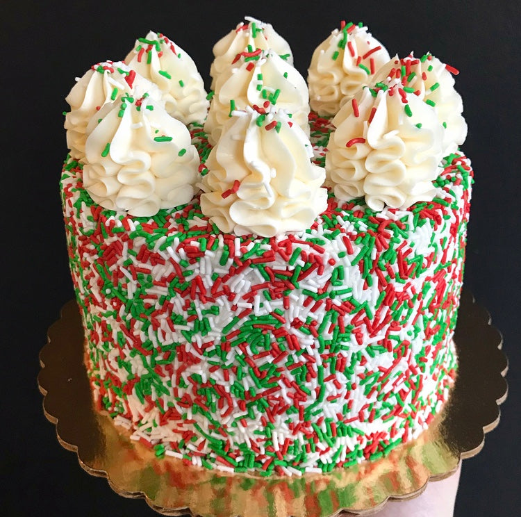 Holiday Funfetti Cake