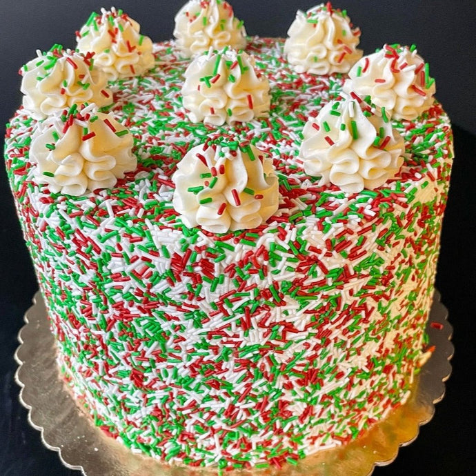 Holiday Funfetti Cake