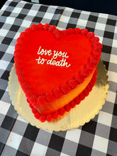 Red Heart Cake