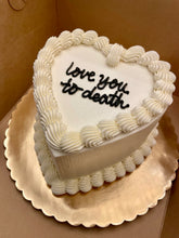 White Heart Cake