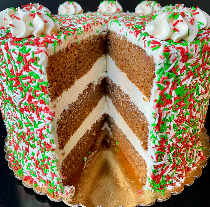 Gingerbread Sprinkle Cake