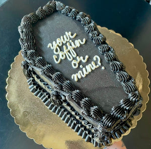 Black Coffin Cake