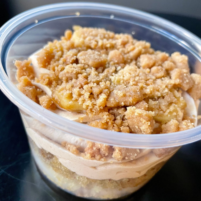 Cinnamon Apple Streusel Cup-Cake