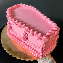 Pink Coffin Cake