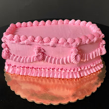 Pink Coffin Cake