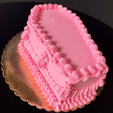 Pink Coffin Cake