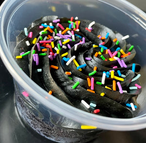 Goth Glitter Sprinkle Cup-Cake