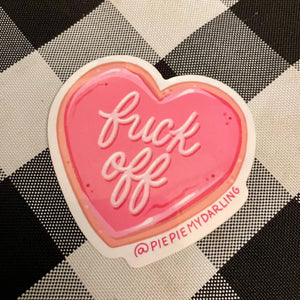 "Fuck Off" Sticker