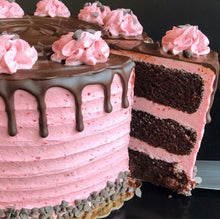 Chocolate Covered Strawberry Cake