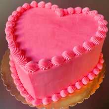 Pink Heart Cake