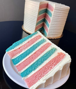 Single Trans Is Beautiful Cake Slice