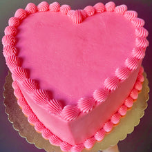 Pink Heart Cake