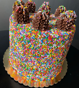 Chocolate Rainbow Cake