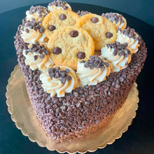 Cookie Monster Heart Cake