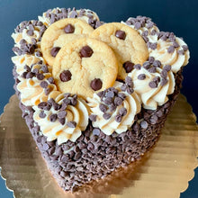 Cookie Monster Heart Cake