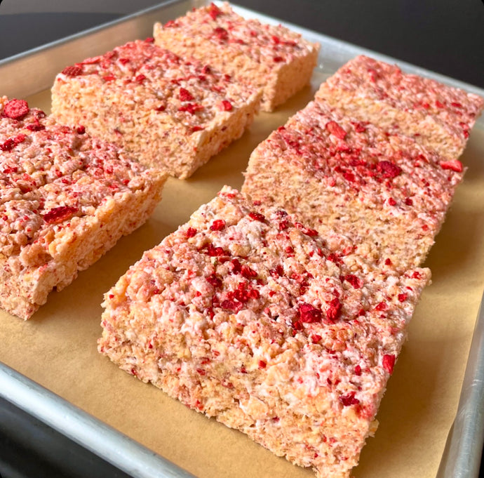 Strawberry Rice Crispy Treat