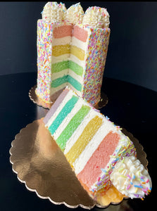 Pastel Rainbow Cake