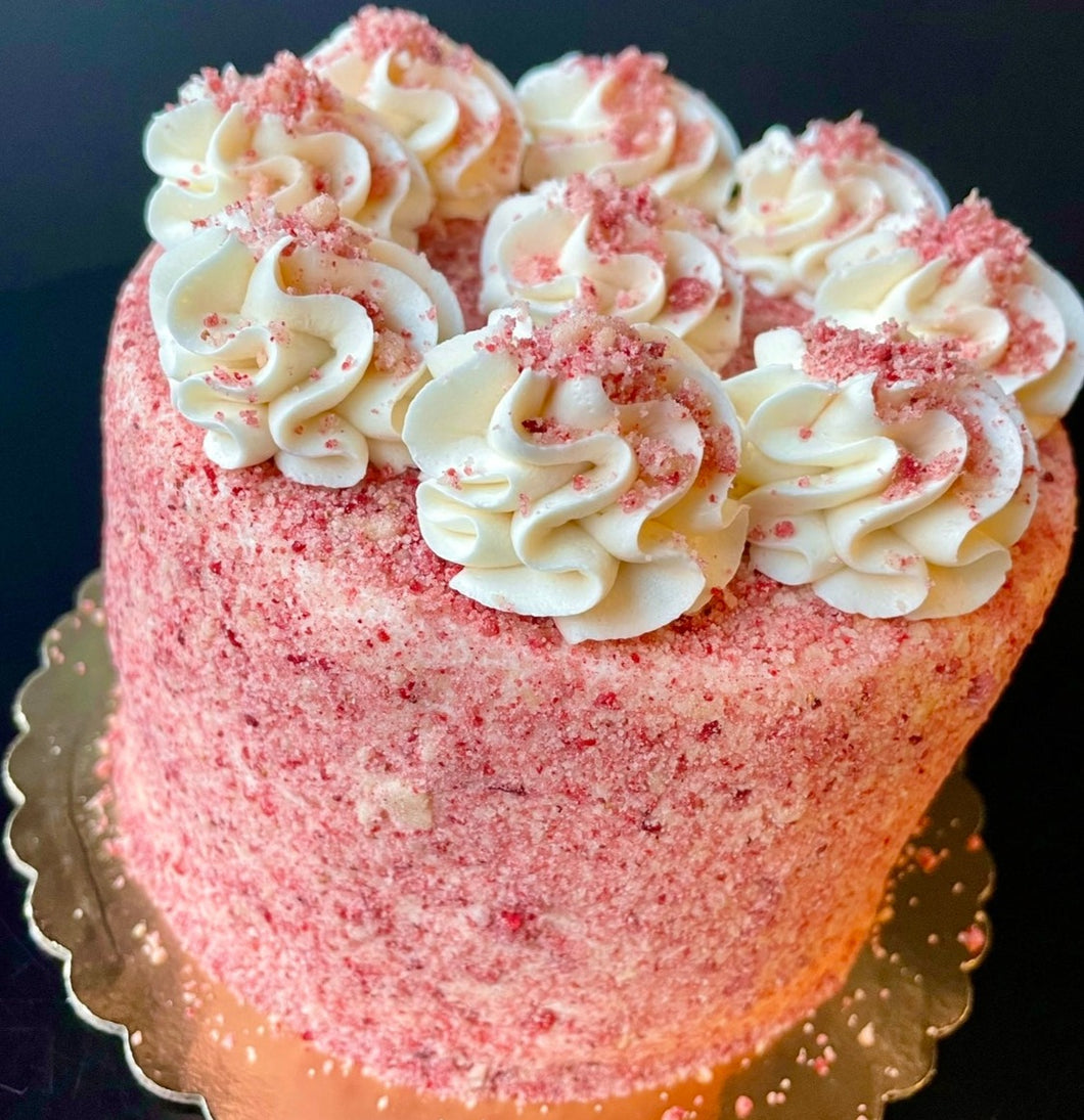 Strawberry Streusel Cake