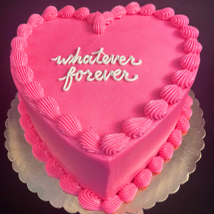Pink Heart Cake