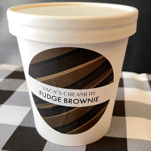 Vacas Creamery Fudge Brownie Ice Cream Pint