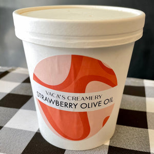 Vacas Creamery Strawberry Olive Oil Ice Cream Pint