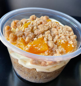 Brown Sugar Peach Cup-Cake