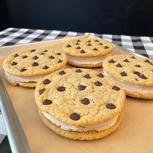 Chocolate Chip Cookie Ice Cream Sandwich