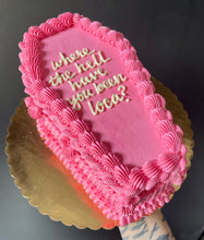 Pink Coffin Cake