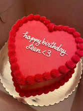 Red Heart Cake