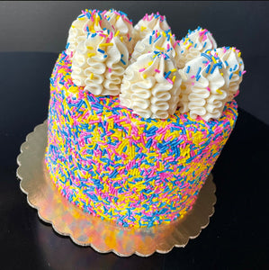 Pride Flag Funfetti Cake