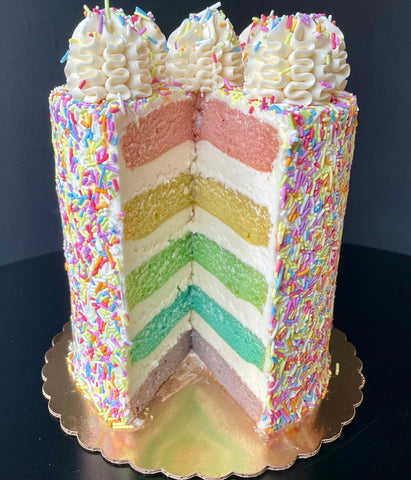 Pastel Rainbow Cake