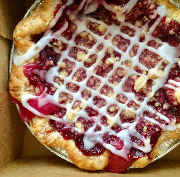 Raspberry Danish Mini Pie