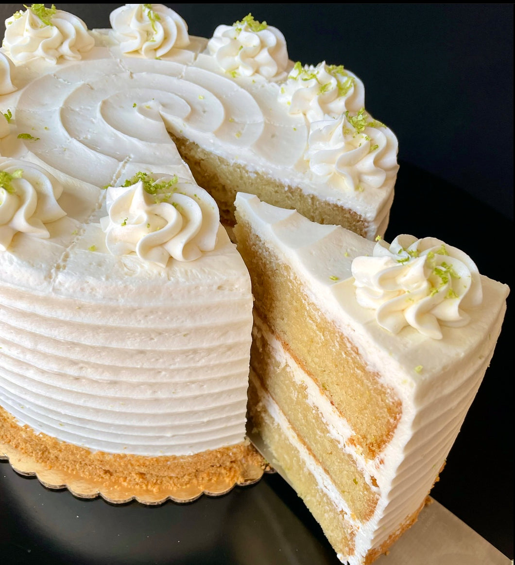 Key Lime Cake SLICE!