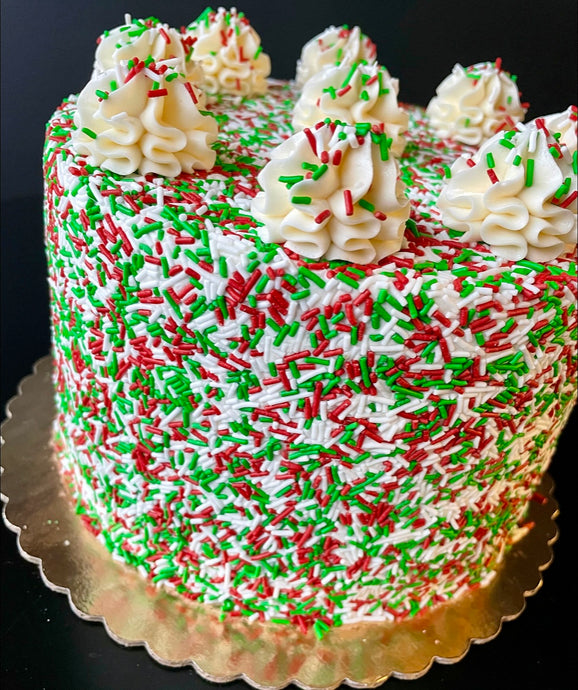 Holiday Funfetti Cake