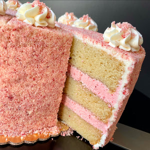 Strawberry Streusel Cake