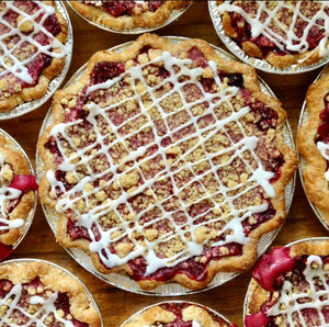 9" FULL SIZED Raspberry Danish Pie