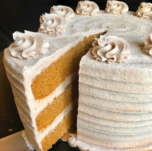 Pumpkin Snickerdoodle Cake SLICE!