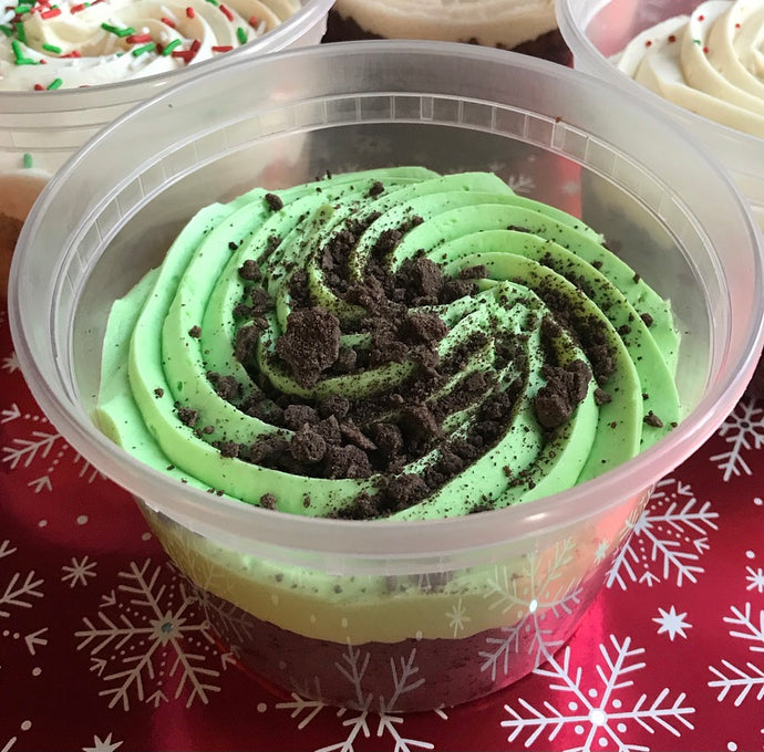 Single Thin Mint Cup-Cake