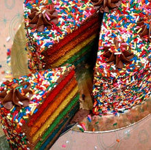 Chocolate Rainbow Cake